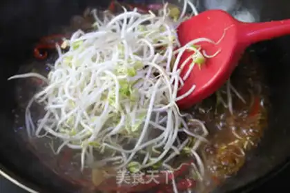 Make Red potato fan sprouts step 6