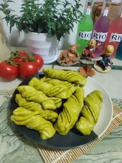 Make Spinach rolls step 16