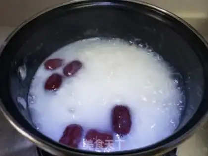 Make Red-tree porridge step 8