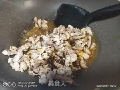 Make Bean tofu meat step 2