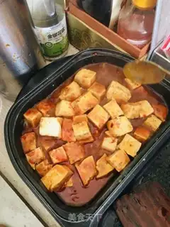 Make Spicy tofu step 5