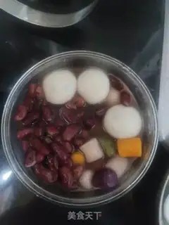 Make Red bean, double step 5