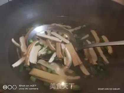 Make Corn bean dry cucumber salad step 2