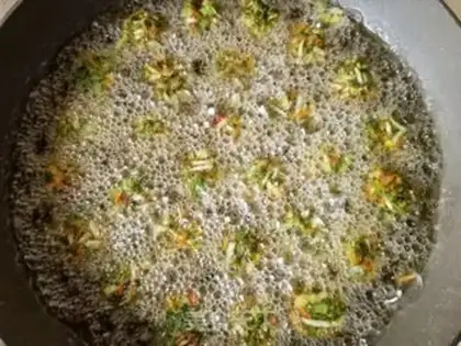 Make Carrot bean budded artemisinin step 16