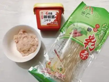Make A meat powder fan step 0
