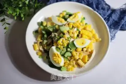 Make Corn bean dry cucumber salad step 3