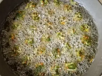Make Carrot bean budded artemisinin step 17