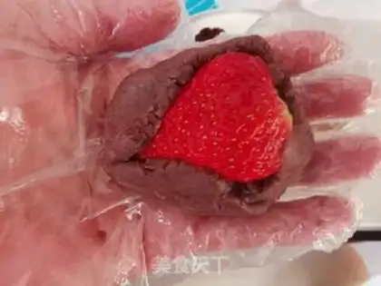 Make Strawberry Dafu step 8