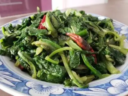 Make Fried leaf step 7