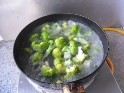 Make Seafood broccoli step 6