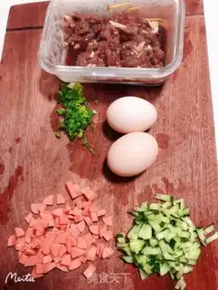 Make Beef pancakes step 0