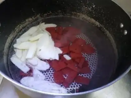 Make Mountain medicine soup step 6
