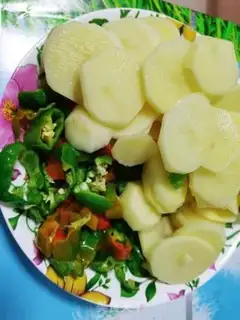 Make Chili potatoes step 0