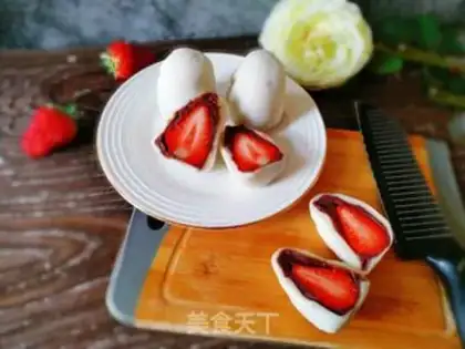 Make Strawberry Dafu step 12