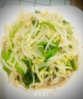 Make The green bean sprouts of cold spinach step 7