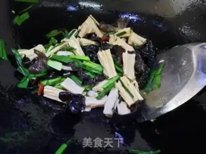 Make Garlic saplings step 4