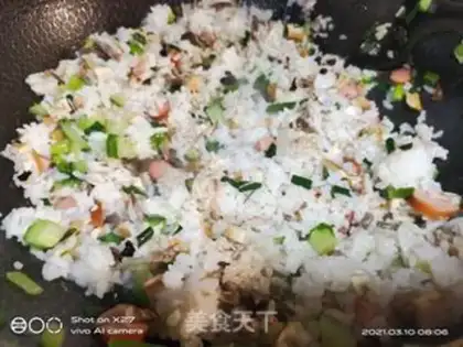 Make The cucumber rice step 5