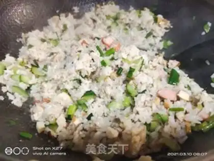 Make The cucumber rice step 6