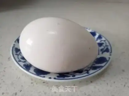 Make spinach fried goose eggs step 0