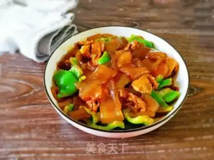 Make Pumping up green pepper step 10