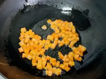 Make Peas, fried meat step 1
