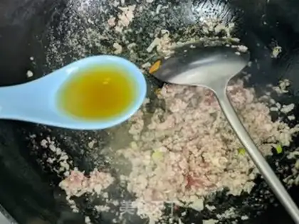 Make Peas, fried meat step 2