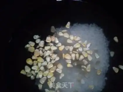Make White mushroom corn step 1
