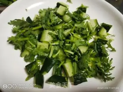 Make Cucumber tofu salad step 4