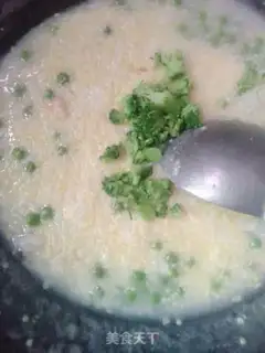 Make Rice shrimp congee step 7