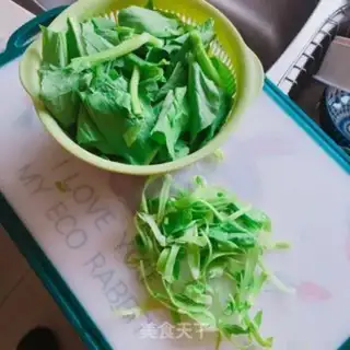 Make Garlic cabbage step 2