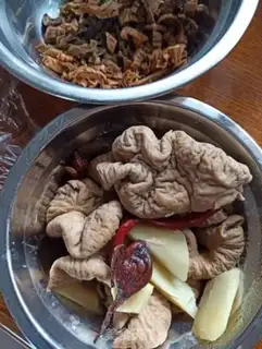 Make ♪ Dry-dry intestines ♪ step 0