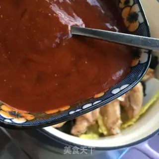 Make Spicy dolls, chicken wings step 8