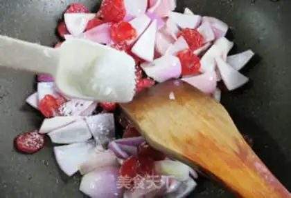 Make Steam rice balls step 3
