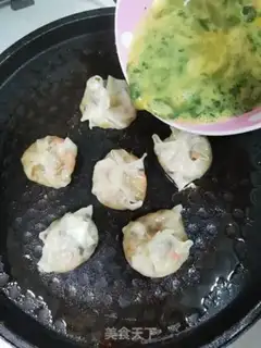 Make Fried omelet egg and wheat step 5