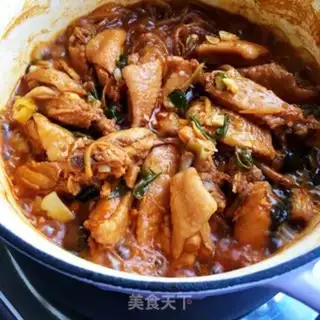 Make Spicy dolls, chicken wings step 12