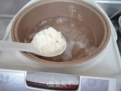Make Twins and rice congee step 4