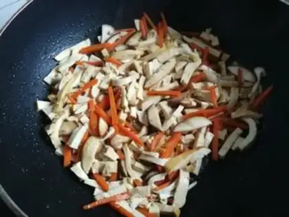 Make Scrambled beans step 2