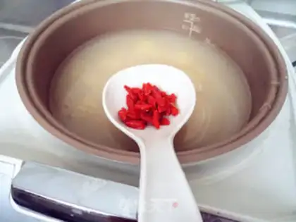 Make Twins and rice congee step 9