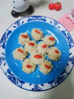 Make Steam rice balls step 13