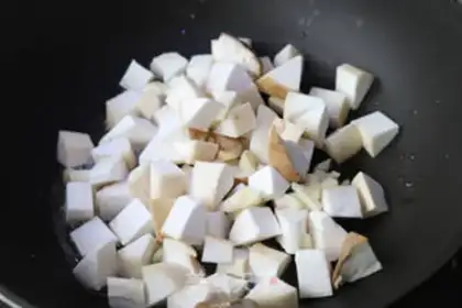 Make Pepper apricot mushrooms step 5