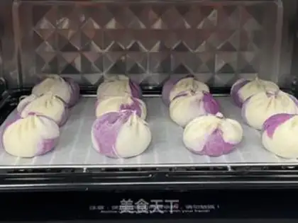 Make Double pork buns step 15