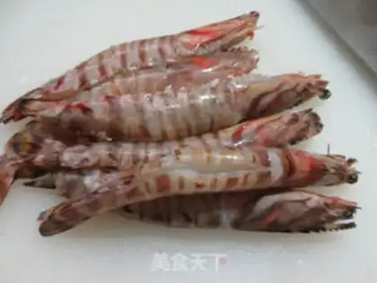 Make Red burning shrimp step 1