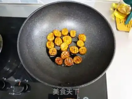 Make Puffing almond mushrooms step 5