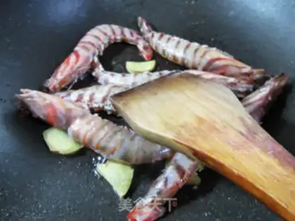 Make Red burning shrimp step 3