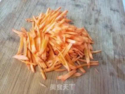 Make Mustard and red carrots step 1
