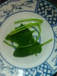 Make The spinach evaporation step 7