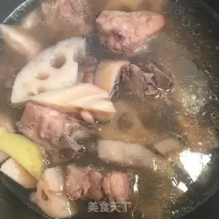 Make Lotus peanut stew ribs step 6