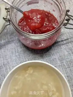 Make Strawberry oatmeal step 2