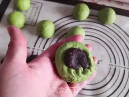 Make Japanese red bean bag step 4
