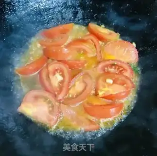 Make Tomato fried tofu step 3